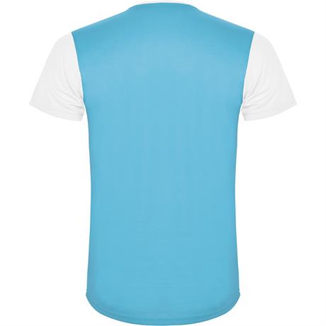 Спортивная футболка DETROIT мужская, БЕЛЫЙ/БИРЮЗОВЫЙ S