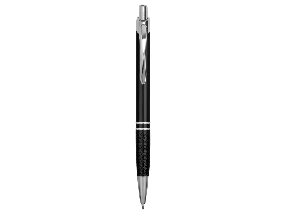 Ручка шариковая Кварц, черный/серебристый