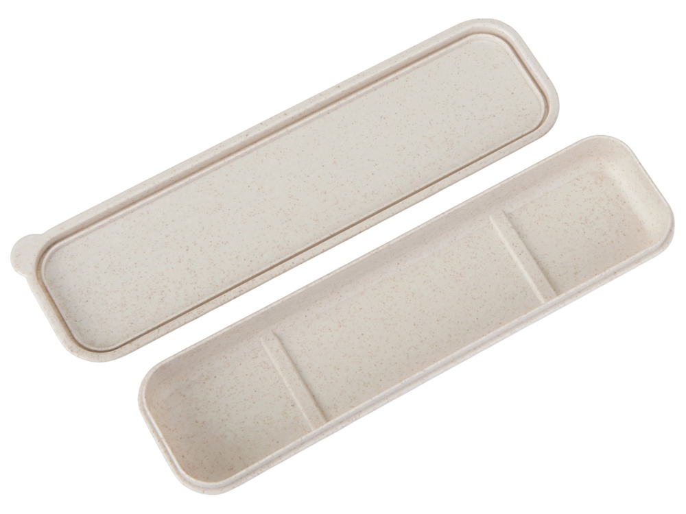 Набор столовых приборов Ron из бамбукового волокна, бежевый