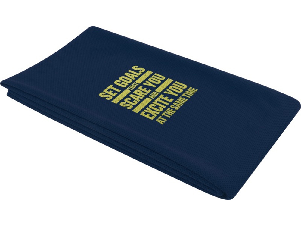 Althea спортивное полотенце 70х140 см - Темно - синий