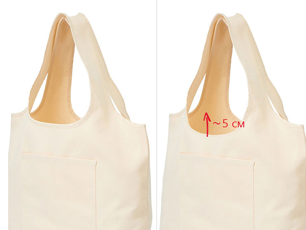 Сумка-шоппер Vest  long из хлопка 340 г/м2