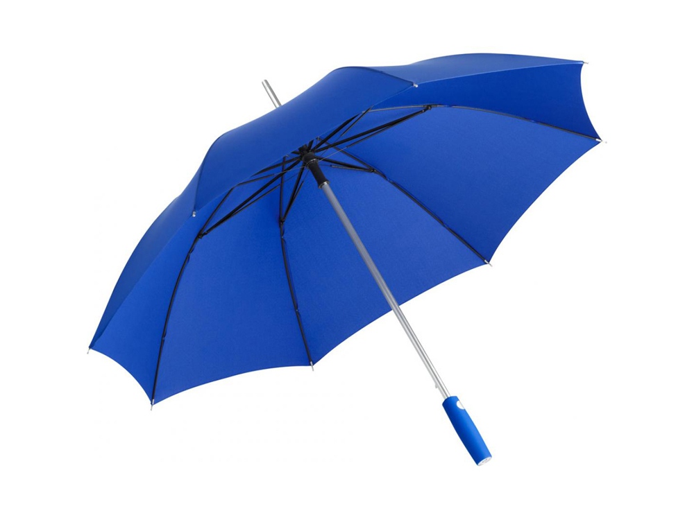 Зонт-трость Alu с деталями из прочного алюминия, серый