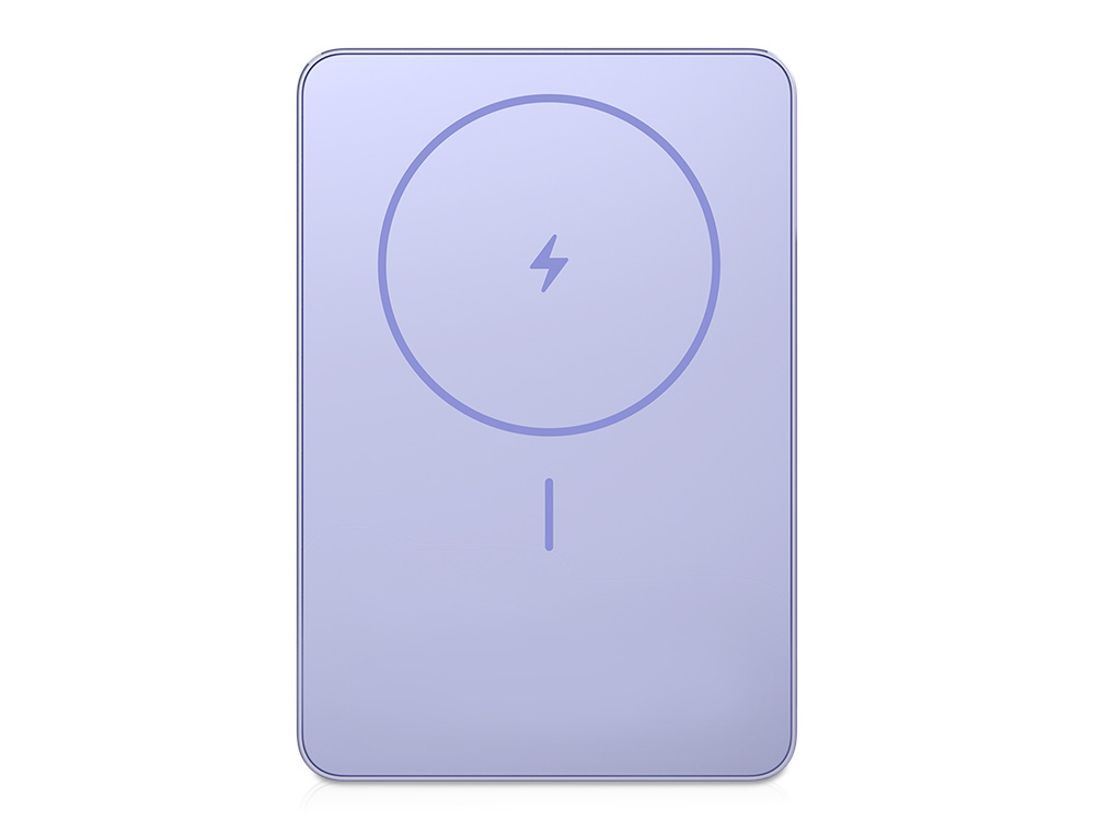 Внешний аккумулятор Xiaomi Super Slim Magnetic Power Bank 5000 Purple Внешний аккумулятор Xiaomi Super Slim Magnetic Power Bank 5000 Purple