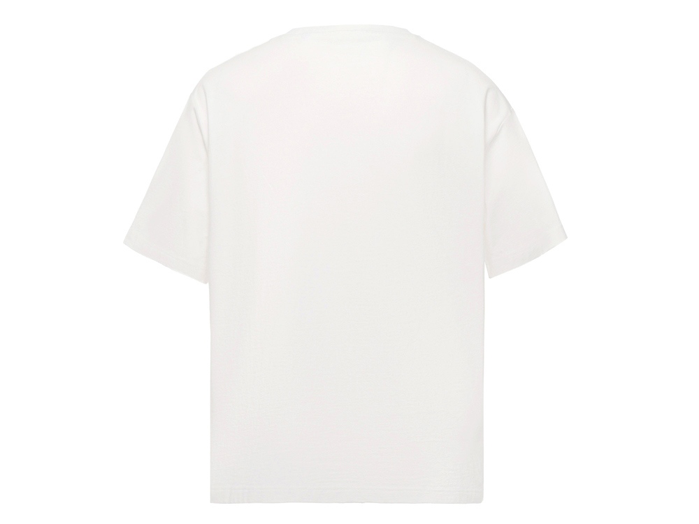 Футболка Kyoto из джерси 180 г/м2 с пич отделкой, унисекс, молочный