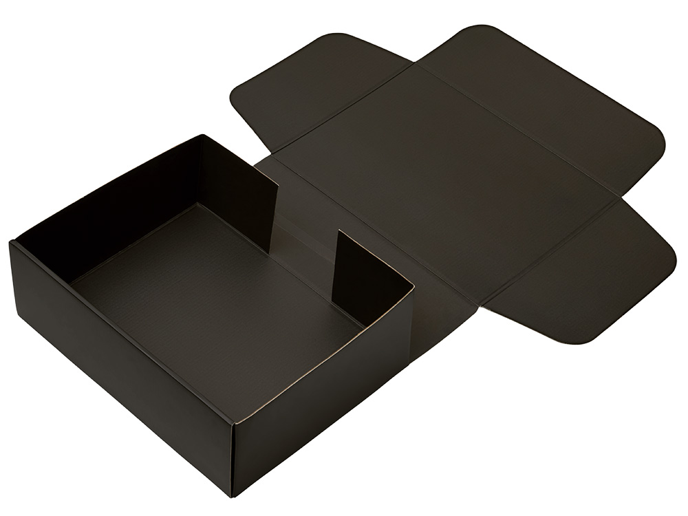 Коробка подарочная Raven, L, черная, вн. размер 260х260х100 мм.