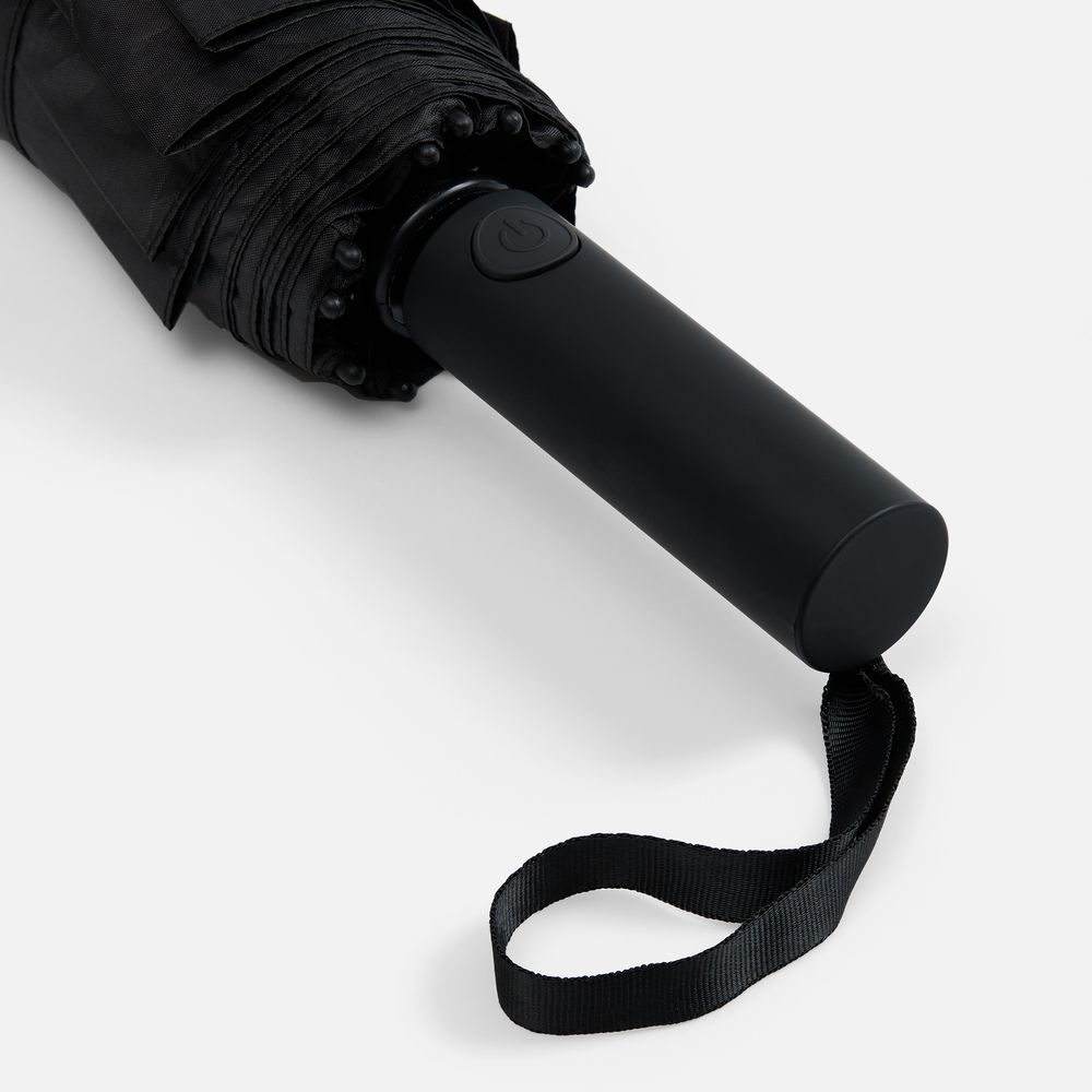 Зонт складной с УФ-защитой Ribstar, черный