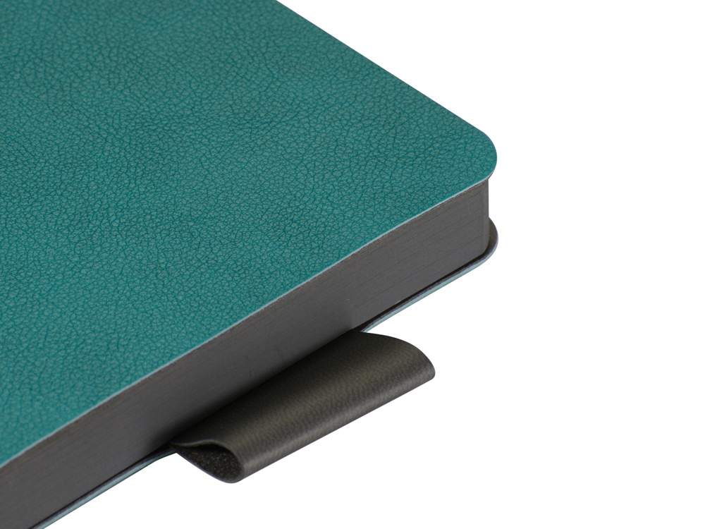 Ежедневник А5 датированный Boston 2026, морская волна с серым обрезом