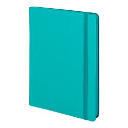 Бизнес-блокнот "RILY", формат А5,  бирюзовый, блок в точку