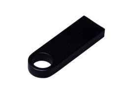 USB 2.0-флешка на 128 Гб с мини чипом и круглым отверстием, черный