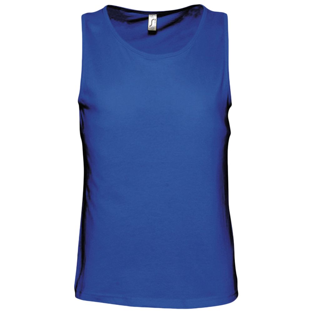 Майка мужская Justin 150, ярко-синяя Майка мужская Justin 150, ярко-синяя