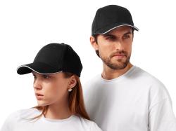 Бейсболка Cancun, черный/белый