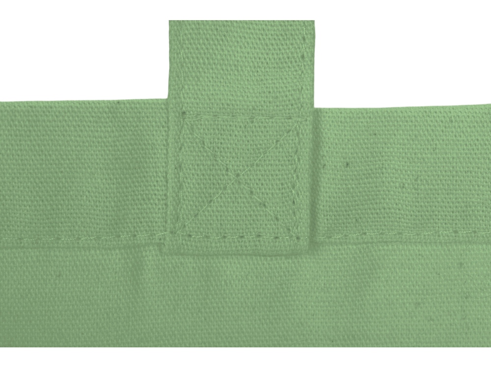 Сумка Fixy из переработанного хлопка с фиксирующей эластичной лентой, зеленое яблоко