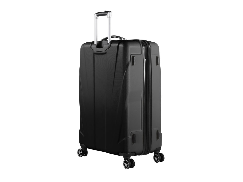Чемодан SWISSGEAR ADAMS, АБС-пластик, 52 x 31 x 78 см, 96 л, черный