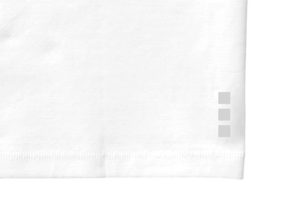 Ponoka мужская футболка из органического хлопка, длинный рукав, белый