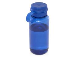 Спортивная бутылка Ryder из переработанного ПЭТ-пластика объемом 900 мл с многофункциональной крышкой, сертифицированная RCS - Ярко-синий