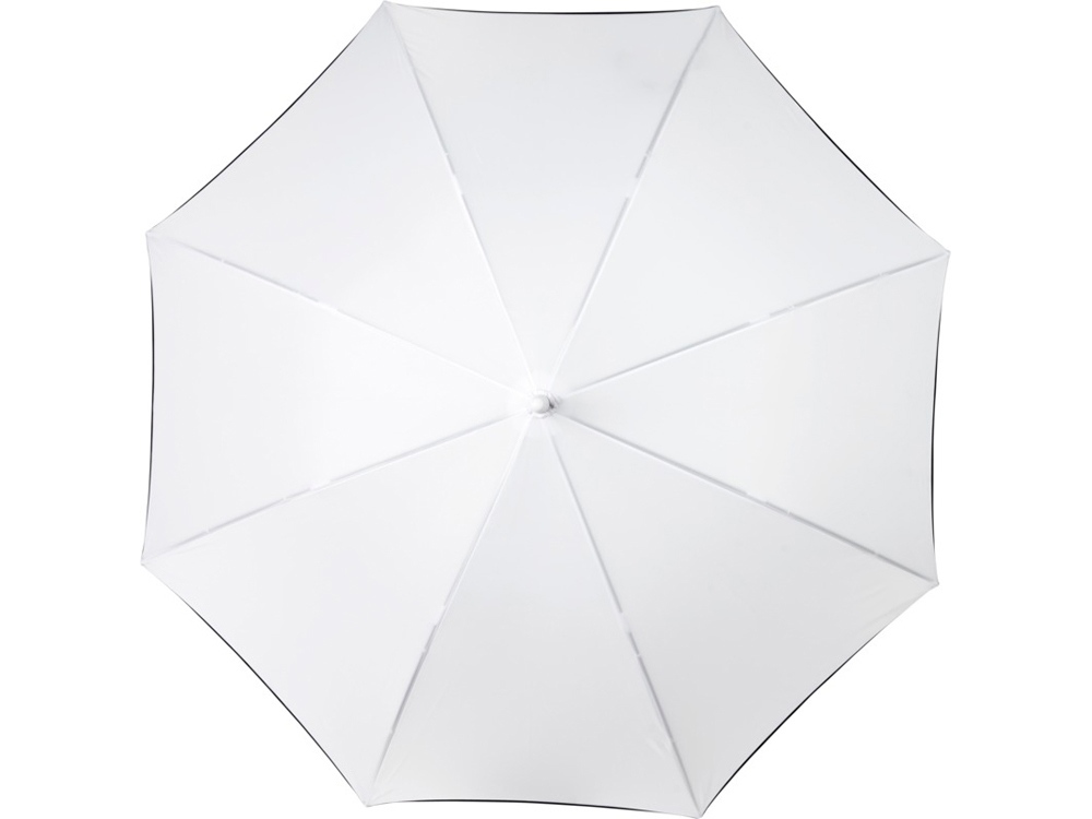 Ветрозащитный автоматический цветной зонт Kaia 23, белый