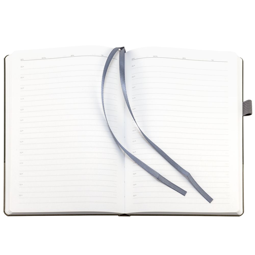 Ежедневник Horizon, недатированный, серый Ежедневник Horizon, недатированный, серый