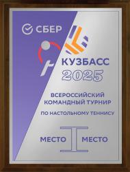 Плакетка с металлической пластиной