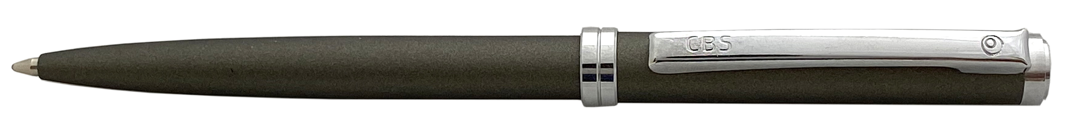 22411 Шариковая ручка DELGADO METALLIC GREY FINISH CBS антрацит/серебристый