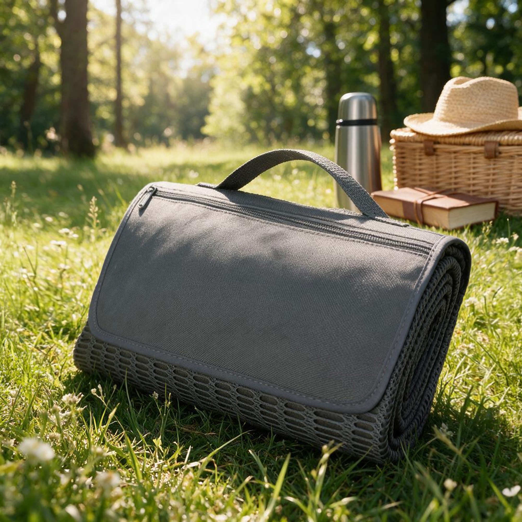 Плед для пикника Module, темно-серый