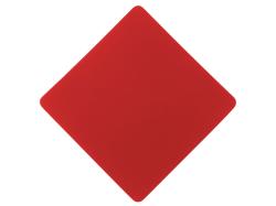 ПАТЧ РОМБ soft-touch (красный) 7,6 х 7,6 см