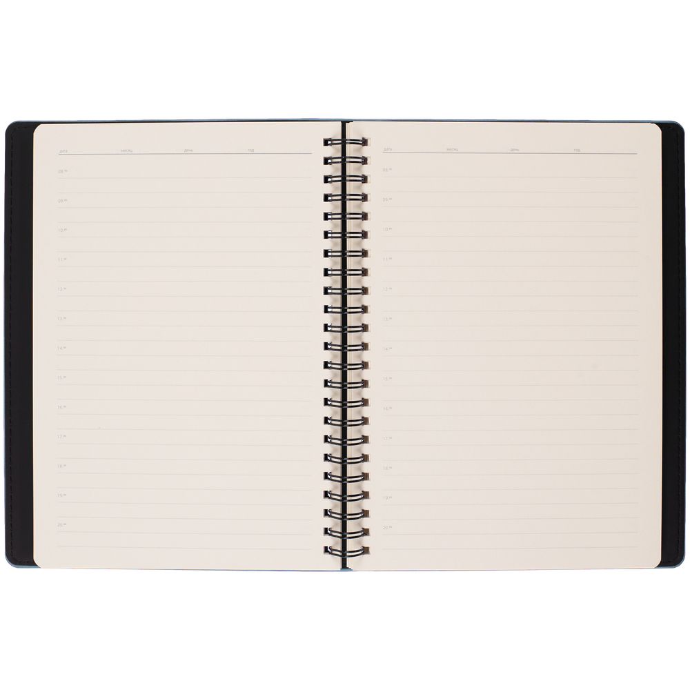 Ежедневник Spring Urban на заказ, недатированный, голубой Ежедневник Spring Urban на заказ, недатированный, голубой