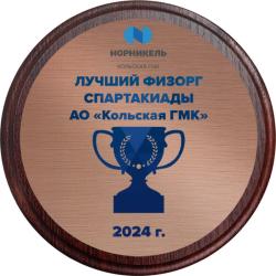 Ламинированная плакетка с УФ-печатью на пластике (под бронзу)