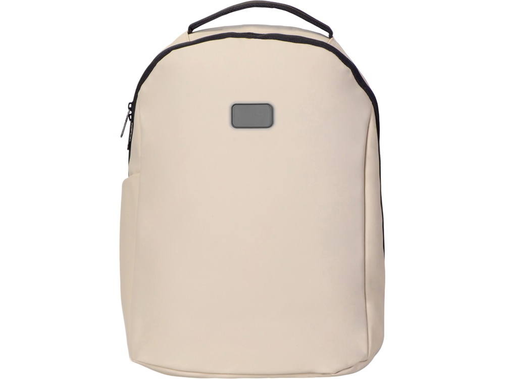 Рюкзак Sofit для ноутбука из экокожи, бежевый