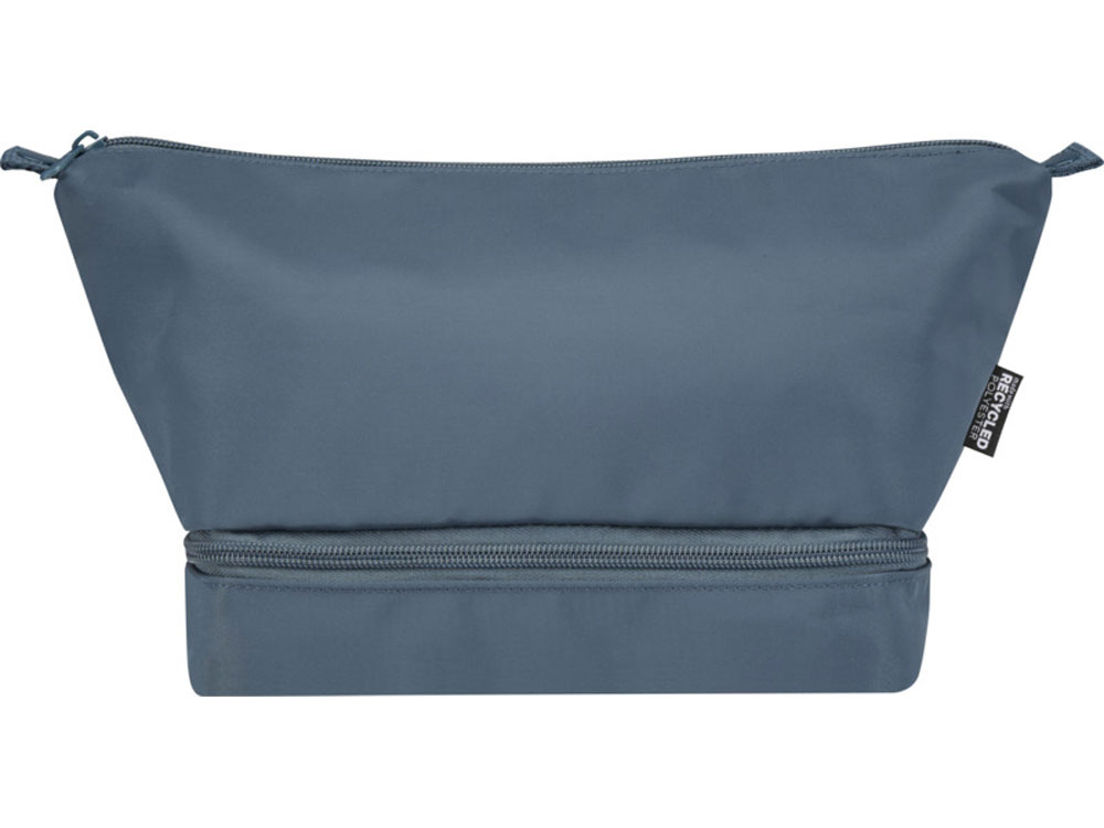 Trip Aware™ дорожная косметичка из переработанного материала 6 л, серо-синий