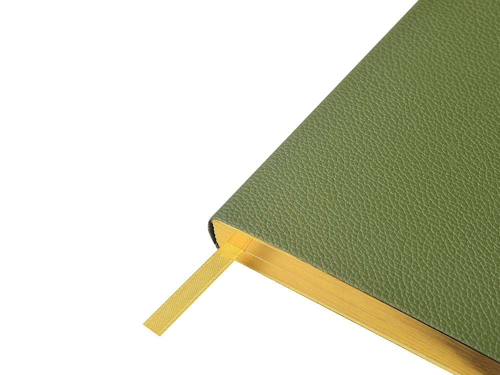 Ежедневник недатированный А5 Verde с нашивкой, зеленый Ежедневник недатированный А5 Verde с нашивкой, зеленый