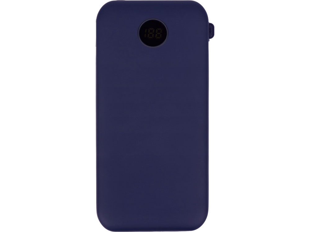 Внешний беспроводной аккумулятор с подсветкой лого Astro, 10000 mAh, темно-синий (Р)