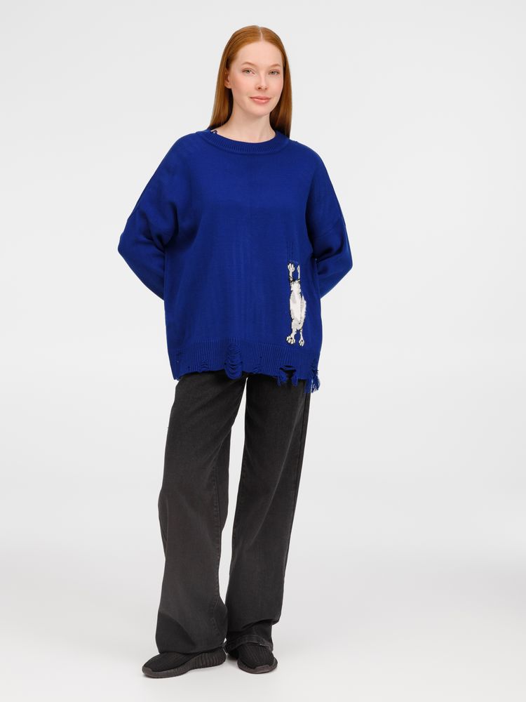 Джемпер Sharpick, темно-синий (кобальт) Джемпер Sharpick, темно-синий (кобальт)