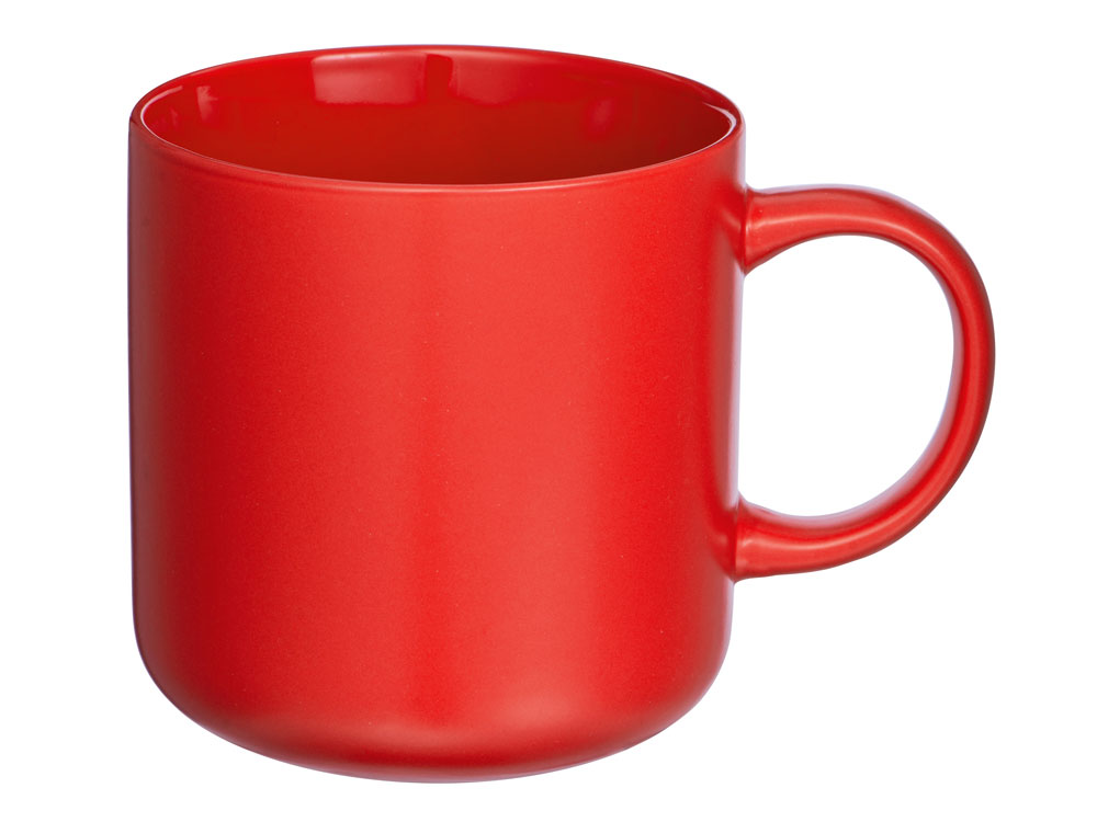 Кружка матовая Rita, 410мл, красный Кружка матовая Rita, 410мл, красный