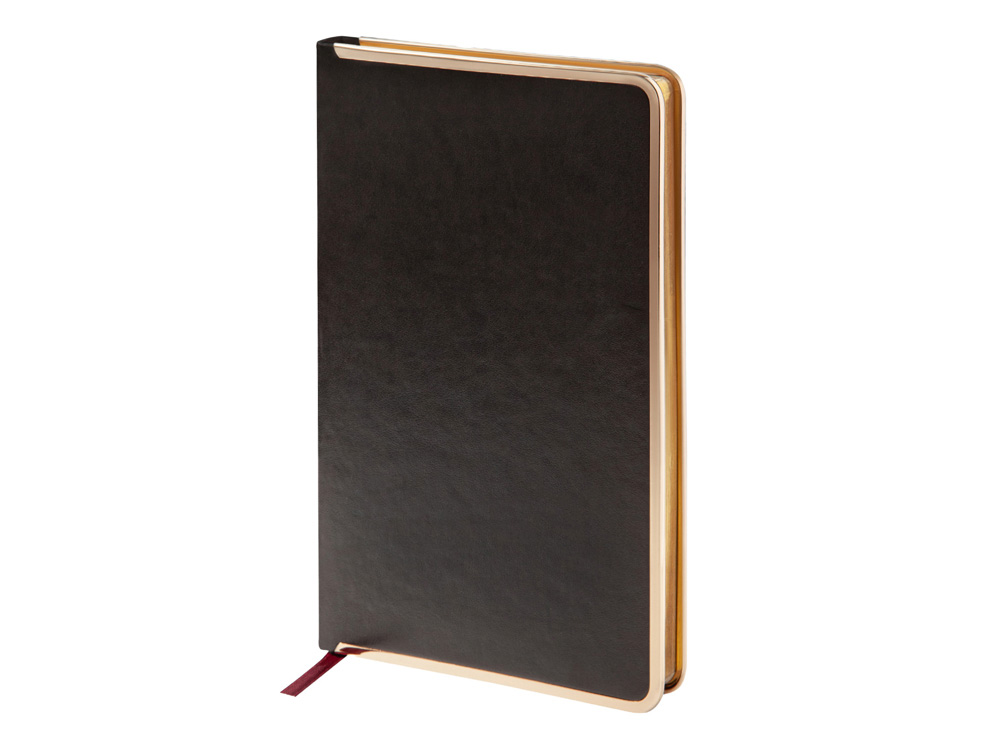 Ежедневник А5 недатированный Chelsea, серый (золотистый кант и срез) Ежедневник А5 недатированный Chelsea, серый (золотистый кант и срез)