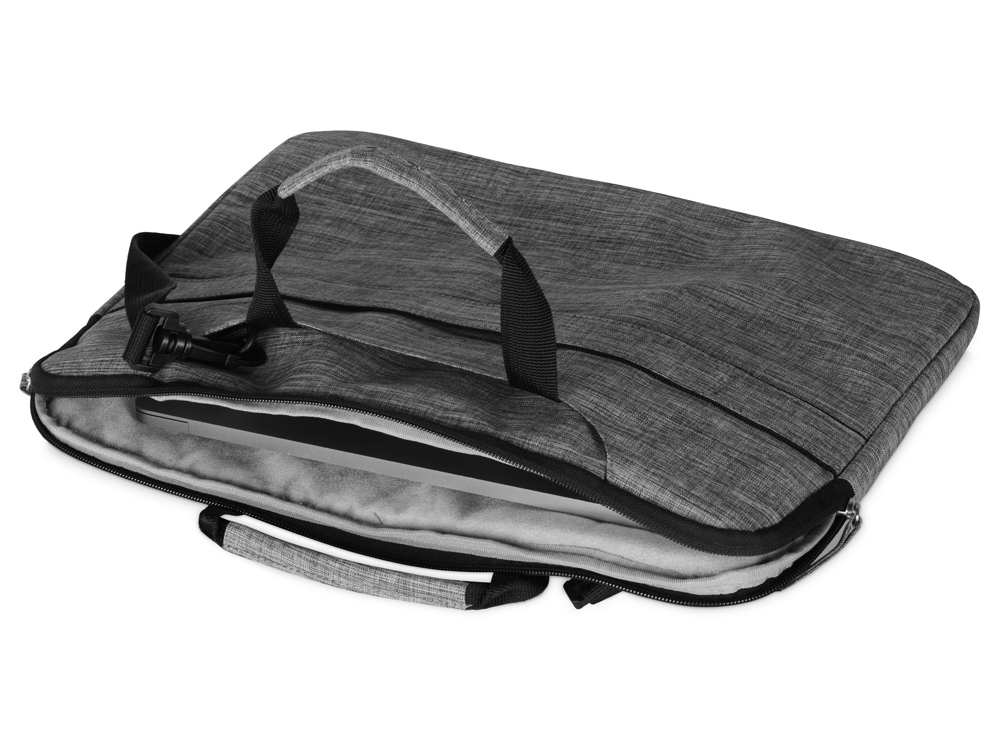 Сумка Plush c усиленной защитой ноутбука 15.6 '', серый