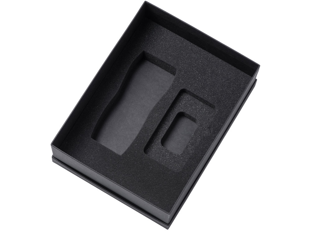 Подарочный набор c вакуумной термокружкой и повербанком С2, синий Подарочный набор c вакуумной термокружкой и повербанком С2, синий