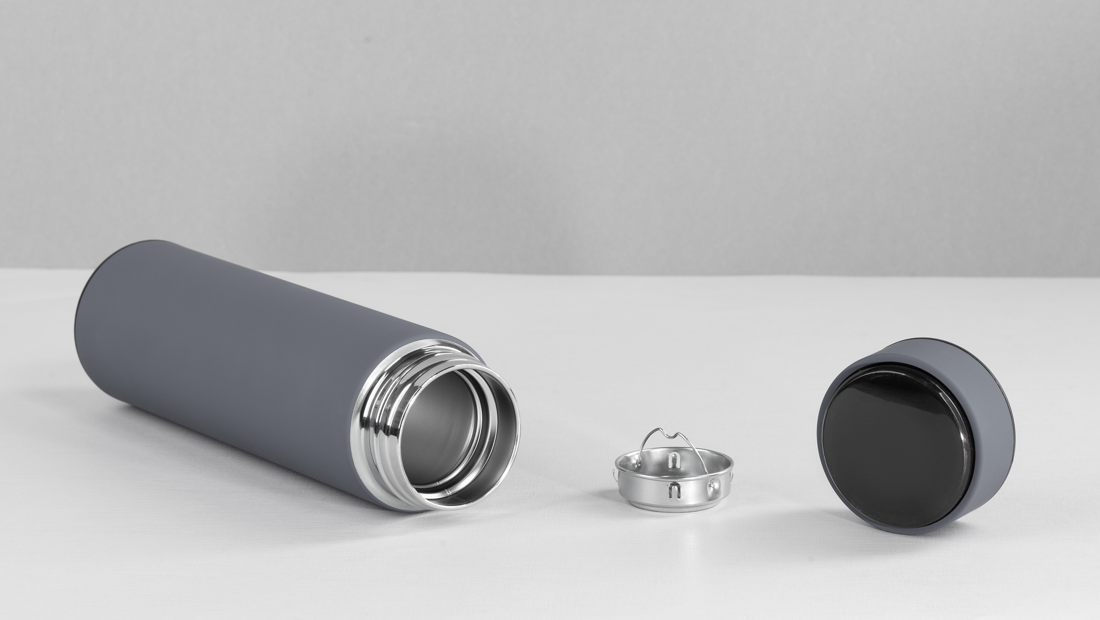 Термос "Бостон next" 500 мл с индикацией температуры, soft touch, сменная батарейка Термос "Бостон next" 500 мл с индикацией температуры, soft touch, сменная батарейка