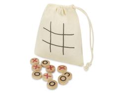 Деревянная игра в крестики-нолики в мешочке Whorl - Натуральный