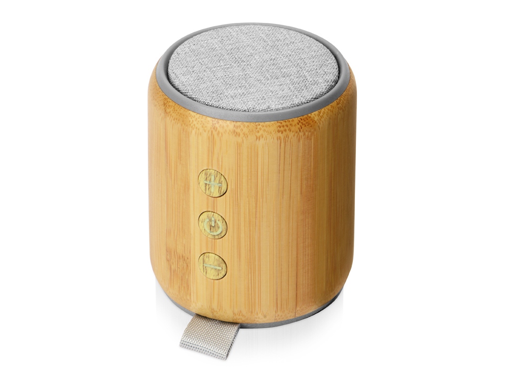 Портативная колонка из бамбука Bongo, натуральный (Р)