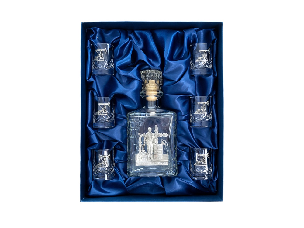 Набор для водки со штофом Нефтяной Набор для водки со штофом Нефтяной