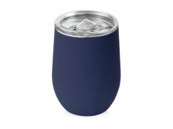 Термокружка Vacuum mug C1, soft touch, 370мл, темно-синий