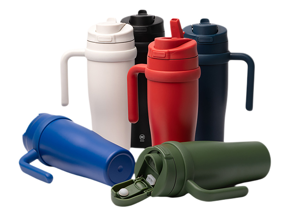 Термокружка KALAM/КАЛАМ с двойными стенками, темно-зеленый