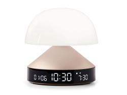 Светильник с часами и световым будильником Mina Sunrise, золотистый