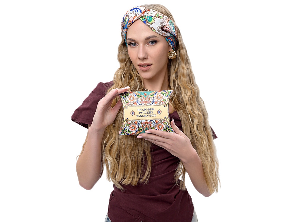 Платок Шедевры русских эмальеров Платок Шедевры русских эмальеров