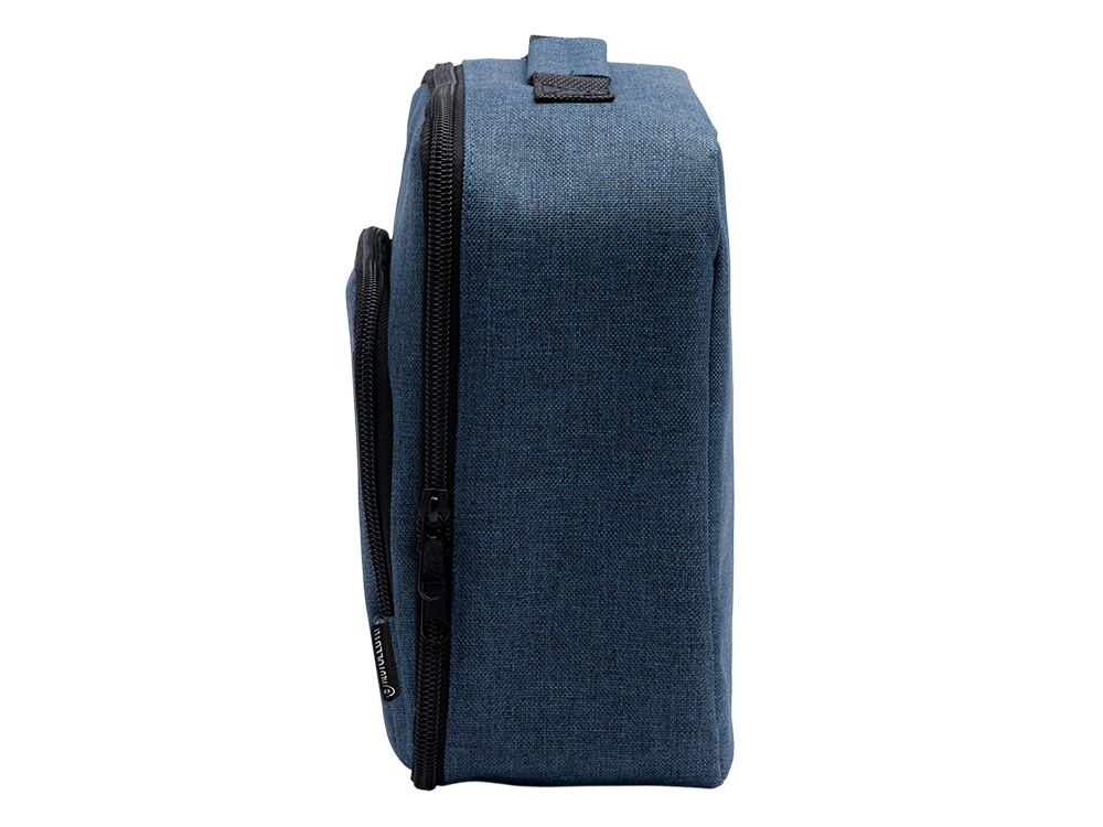 Сумка-холодильник из переработанного полиэстера Сотэк (SOTEK), меланжевый синий