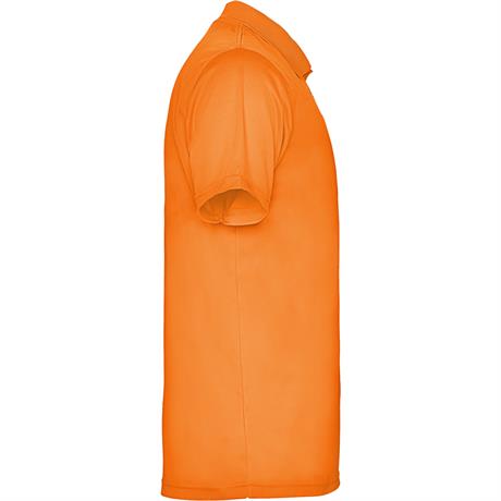 Футболка поло MONZHA мужская, ФЛУОРЕСЦЕНТНЫЙ ОРАНЖЕВЫЙ 2XL