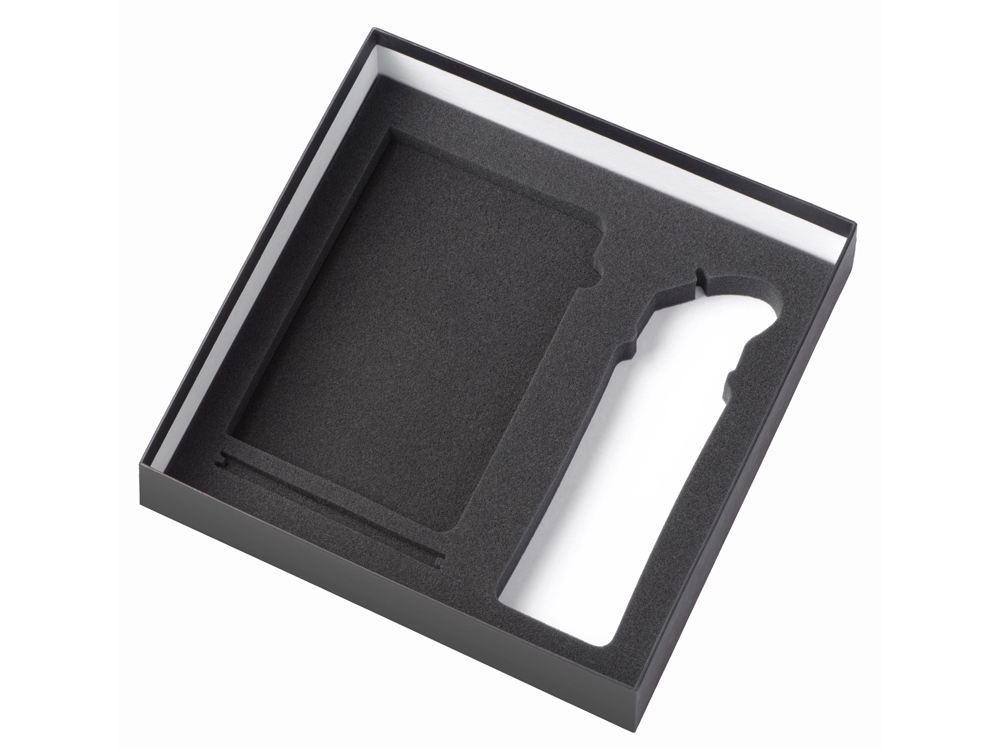 Подарочный набор с блокнотом С2, металлической ручкой и бутылкой для воды, красный