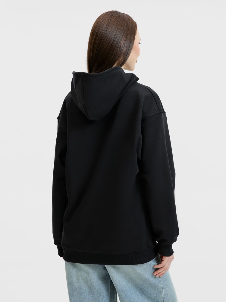 Худи унисекс оверсайз Songo, черное