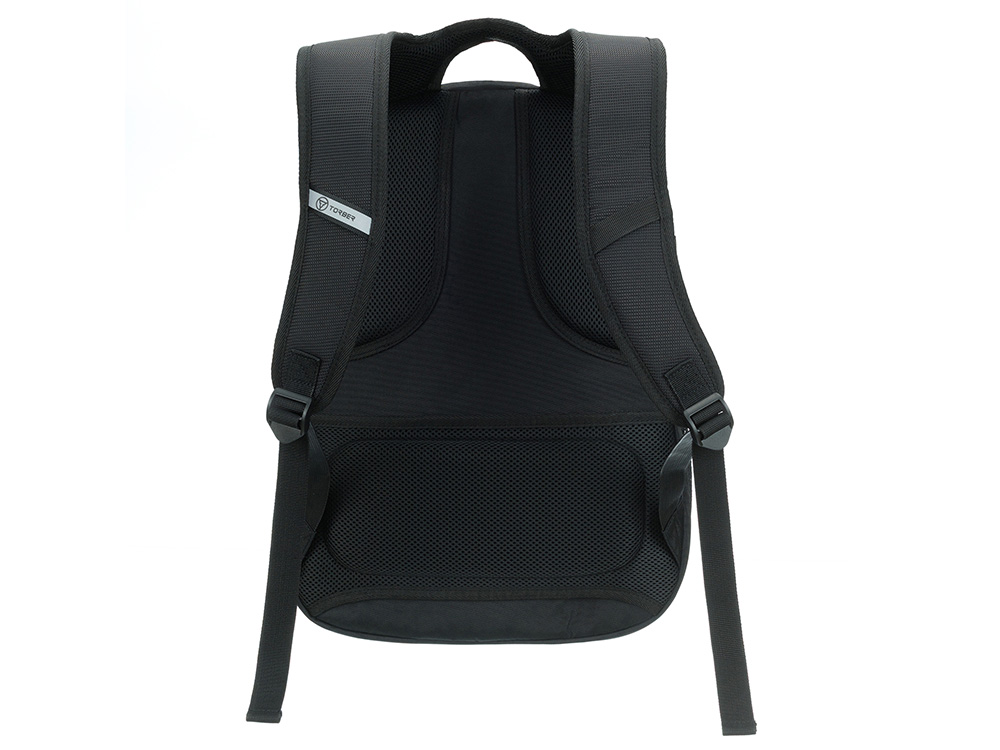 Рюкзак TORBER МЕГАПОЛИС с отделением для ноутбука 16, чёрный, полиэстер, 47 х 34 x 28 см Рюкзак TORBER МЕГАПОЛИС с отделением для ноутбука 16, чёрный, полиэстер, 47 х 34 x 28 см