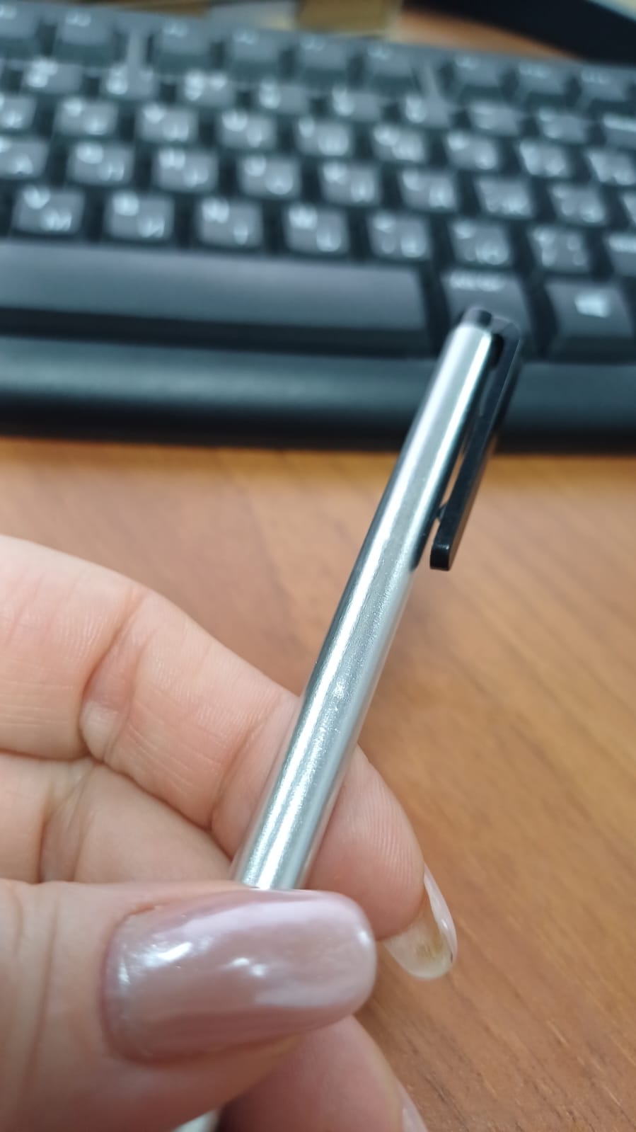 Стилус металлический Touch Smart Phone Tablet PC Universal, серебристый (Р) Стилус металлический Touch Smart Phone Tablet PC Universal, серебристый (Р)